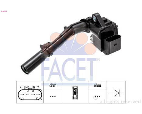 ignition coil 9.6526 Facet