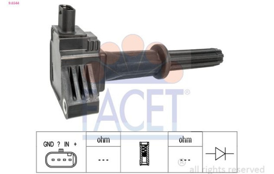 ignition coil 9.6544 Facet