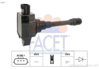 ignition coil 9.6550 Facet