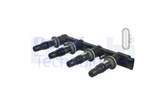 Ignition Coil CE01840-12B1 Delphi, Image 2