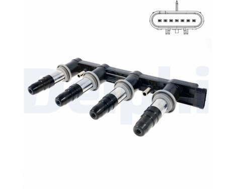 Ignition Coil CE87662-12B1A Delphi, Image 3