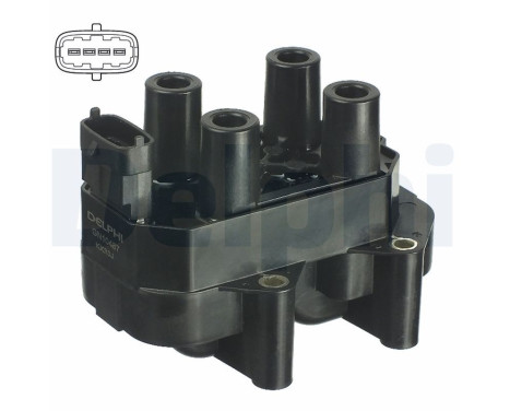 Ignition Coil GN10487-12B1 Delphi, Image 2
