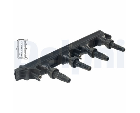 Ignition Coil GN10503-12B1 Delphi, Image 2