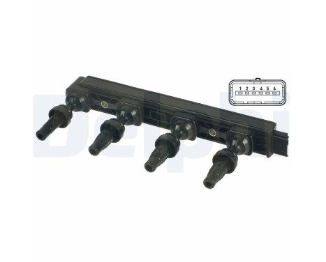 Ignition Coil GN10654-12B1 Delphi, Image 2