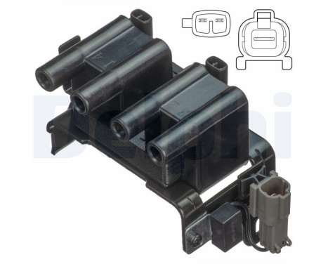 Ignition Coil GN10837-12B1 Delphi, Image 3