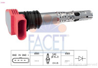 Ignition Coil Made in Italy - OE Equivalent 9.6336 Facet