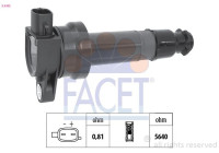 Ignition Coil Made in Italy - OE Equivalent 9.6395 Facet