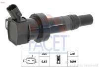 Ignition Coil Made in Italy - OE Equivalent 9.6514 Facet