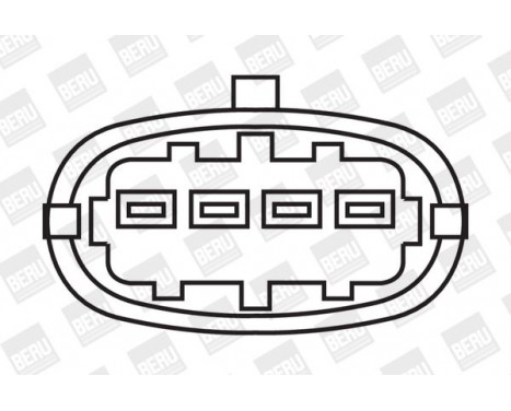 Ignition Coil ZS304 Borgwarner Beru, Image 2