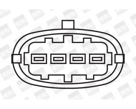 Ignition Coil ZS306 Borgwarner Beru, Image 2