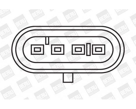 Ignition Coil ZS325 Borgwarner Beru, Image 4