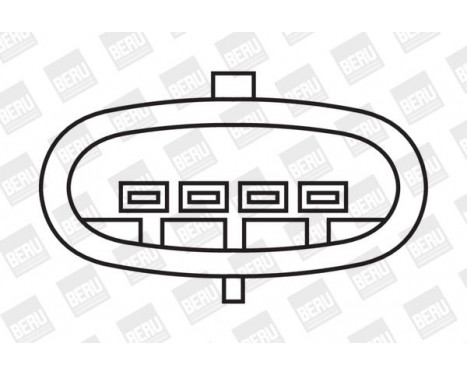 Ignition Coil ZS371 Borgwarner Beru, Image 2