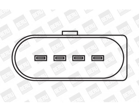 Ignition Coil ZSE032 Borgwarner Beru, Image 4