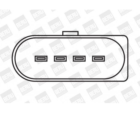 Ignition Coil ZSE033 Borgwarner Beru, Image 2