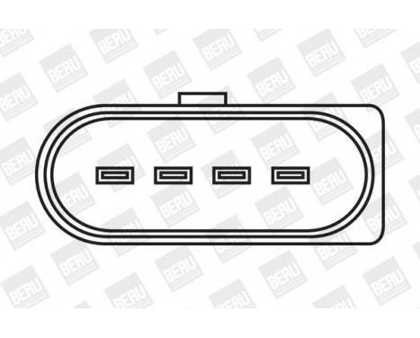 Ignition Coil ZSE051 Borgwarner Beru, Image 5
