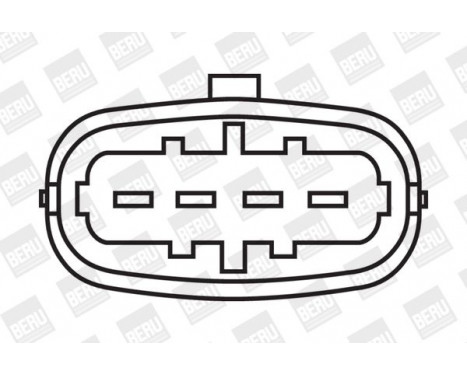 Ignition Coil ZSE055 Borgwarner Beru, Image 4