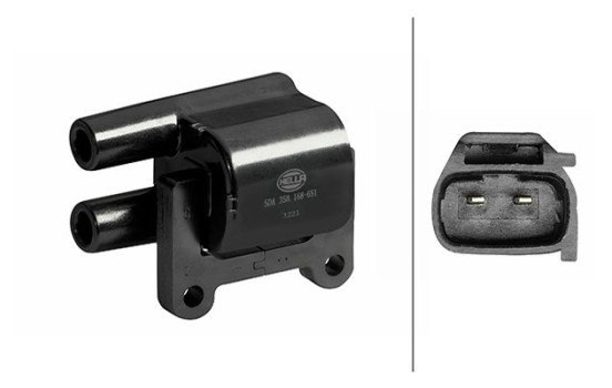 ignition coil 5DA 358 168-651 Hella