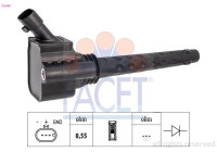 ignition coil 9.6388 Facet