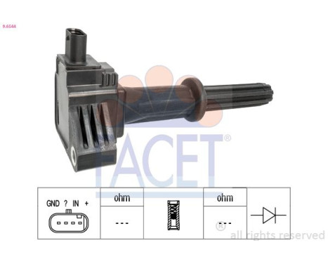 ignition coil 9.6544 Facet