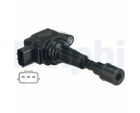 Ignition Coil GN10637-12B1 Delphi, Image 2