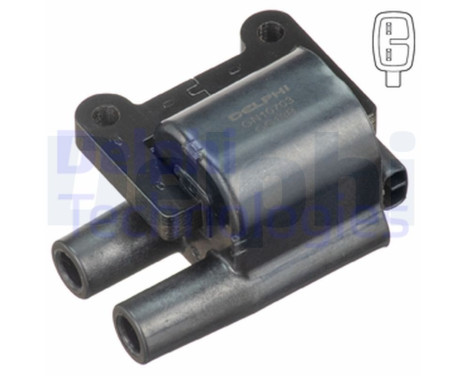 Ignition Coil GN10703-12B1 Delphi, Image 4