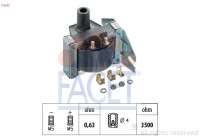 Ignition Coil Made in Italy - OE Equivalent 9.6025 Facet