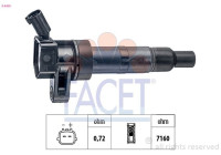 Ignition Coil Made in Italy - OE Equivalent 9.6456 Facet