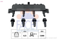 Ignition Coil OE Equivalent 9.6303 Facet