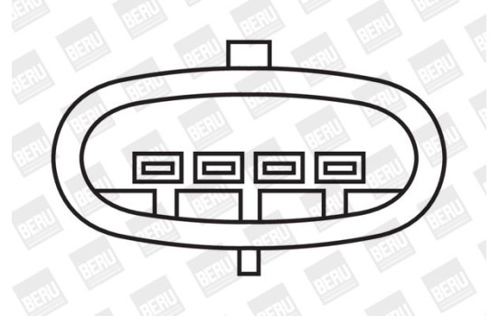 Ignition Coil ZS371 Borgwarner Beru, Image 2