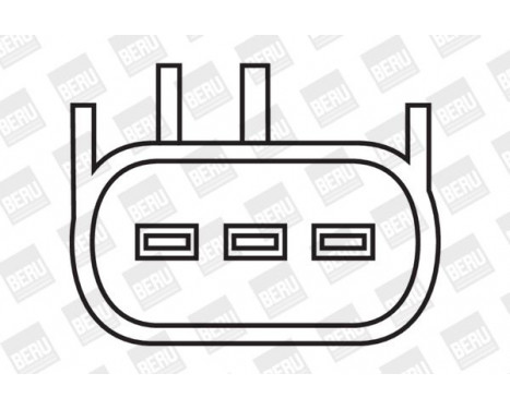 Ignition Coil ZS380 Borgwarner Beru, Image 2