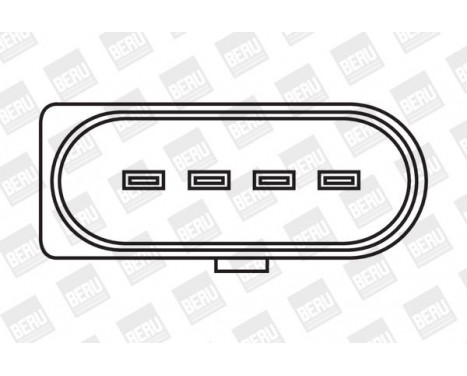 Ignition Coil ZSE030 Borgwarner Beru, Image 4