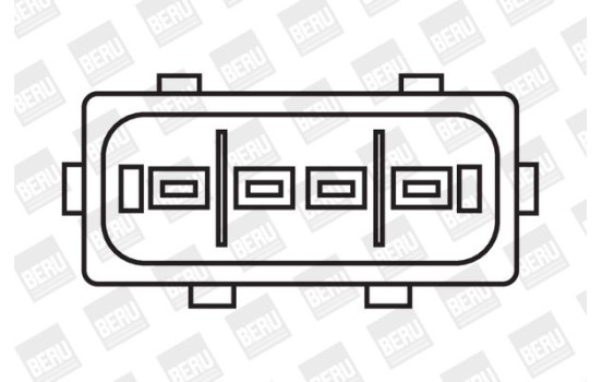 Ignition Coil ZSE039 Borgwarner Beru, Image 3