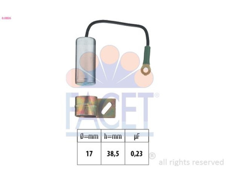 Condenser, ignition Made in Italy - OE Equivalent