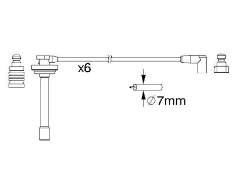 Ignition Cable Kit B167 Bosch, Image 5