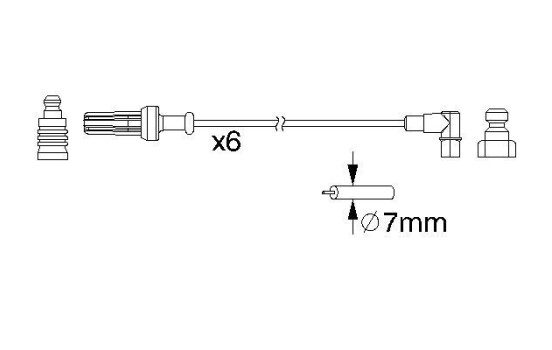 Ignition Cable Kit B187 Bosch