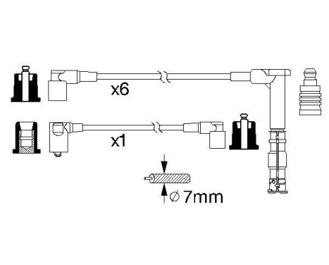 Ignition Cable Kit B314 Bosch, Image 5