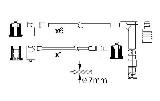 Ignition Cable Kit B314 Bosch, Image 3