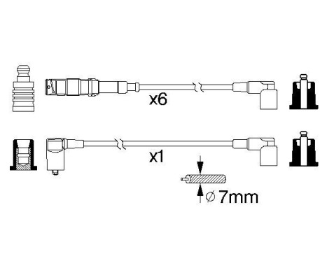 Ignition Cable Kit B332 Bosch, Image 5