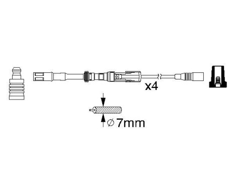 Ignition Cable Kit B337 Bosch