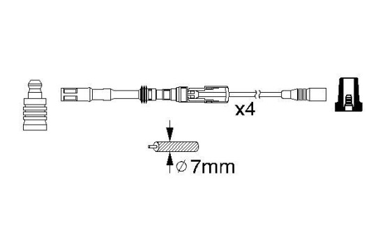 Ignition Cable Kit B337 Bosch