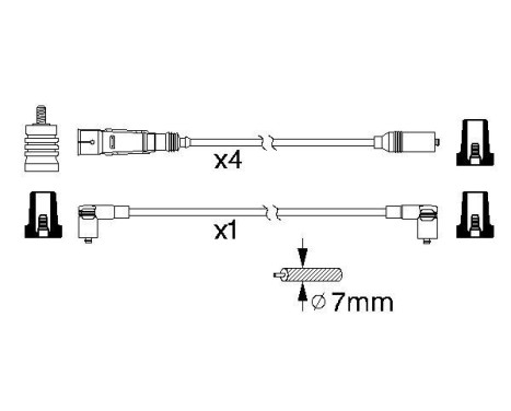 Ignition Cable Kit B338 Bosch, Image 5