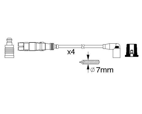 Ignition Cable Kit B359 Bosch, Image 5