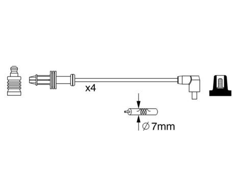 Ignition Cable Kit BW240 Bosch, Image 5
