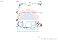 Ignition Cable Kit Made in Italy - OE Equivalent 4.7208 Facet