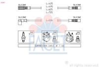 Ignition Cable Kit Made in Italy - OE Equivalent 4.8347 Facet