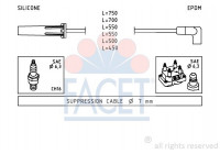 Ignition Cable Kit Made in Italy - OE Equivalent 4.9343 Facet