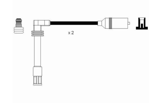 Ignition Cable Kit RC-AD1102 NGK, Image 2