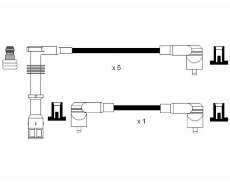 Ignition Cable Kit RC-AD207 NGK, Image 2