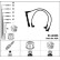 Ignition Cable Kit RC-AD208 NGK