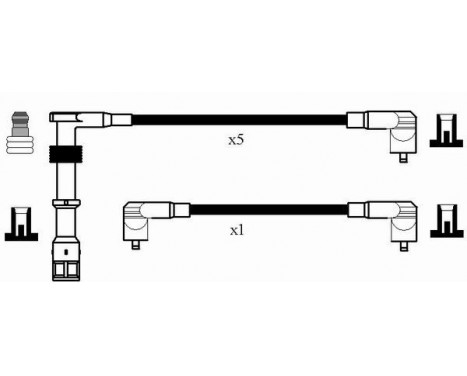 Ignition Cable Kit RC-AD208 NGK, Image 2